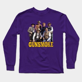 Gunsmoke - Group - 50s/60s Tv Western Long Sleeve T-Shirt